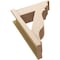 Ekena Millwork 8-in W x 22-in D x 30-in H Funston Trad Rough Cedar Woodgrain TimberThane Outlooker, Primed Tan OUTUR080X22X30FST04RCPR - alternate 6